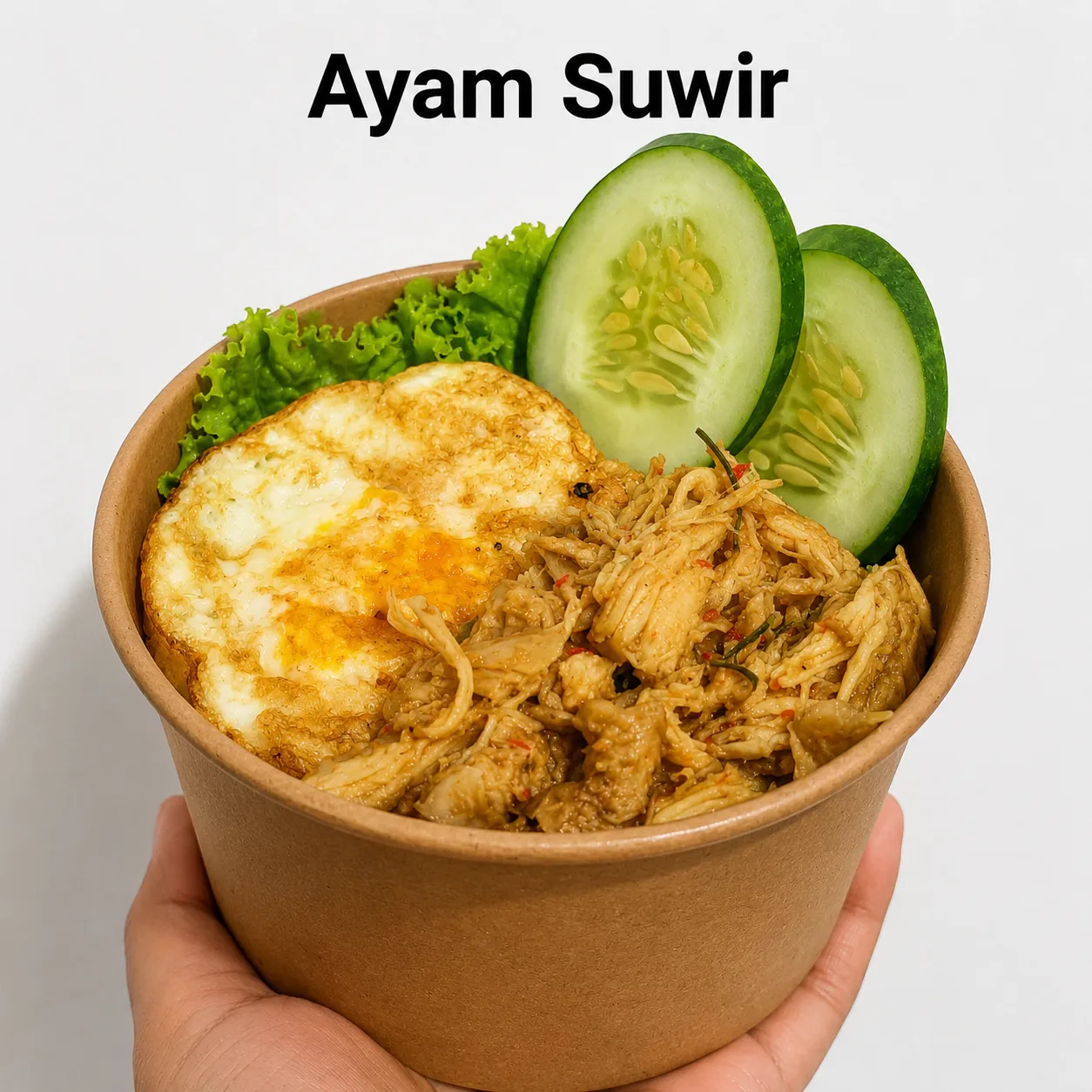 Ayam Suwir (Rice Bowl)
