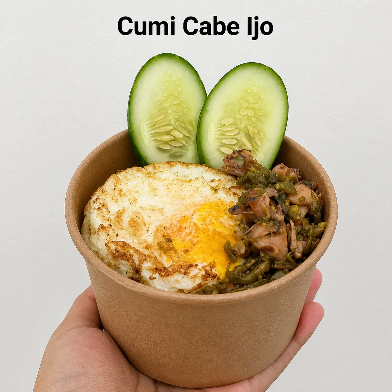Cumi Cabe Ijo (Rice Bowl)